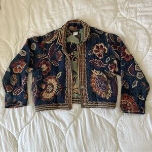 Orvis Vintage Floral Jacket in a size S/M